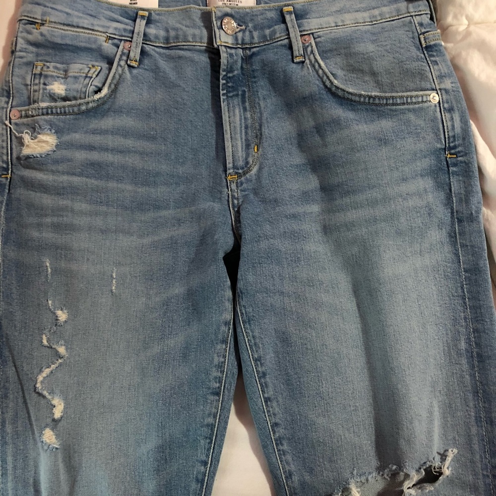 NWT AGOLD ISABEL SLIM BOYFRIEND JEANS